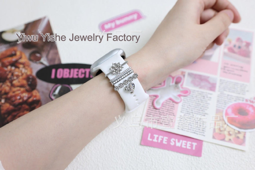 Stylish iWatch Silicone Band in white