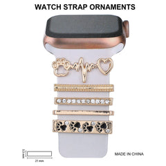 Close-up of Apple Watch gold ring