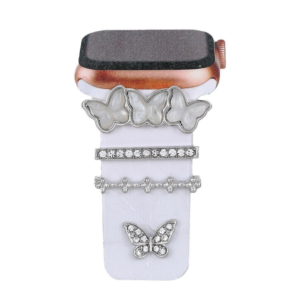 Close-up of Decorative Ring for Apple Watch