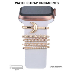 User wearing the diamond-studded silicone strap