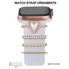 Stylish silicone strap for Apple Watch with rhinestones 1