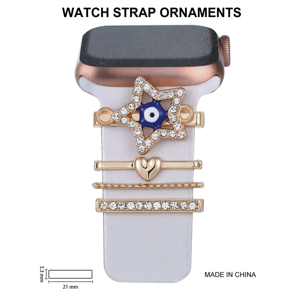 Silicone strap with decorative rhinestones 3