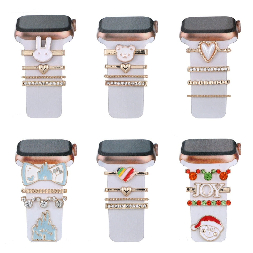 Silicone strap with decorative rhinestones 3