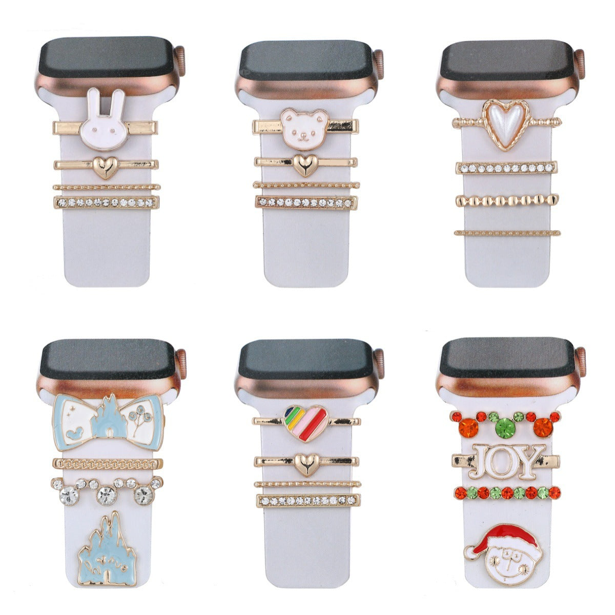 Silicone strap with decorative rhinestones 3