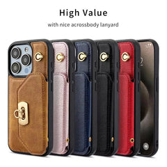 Leather zipper wallet for iPhone 15 - Image 2