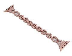 Luxurious Rhinestone Apple Watch Band detail showing rhinestones
