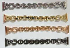 Luxurious Rhinestone Apple Watch Band in Rose Gold