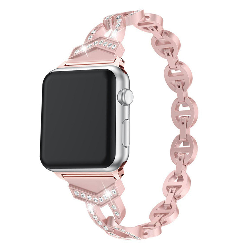 Luxurious Rhinestone Apple Watch Band in multiple colors