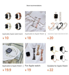 All colours of stylish watch bands shown