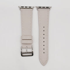 Lifestyle image of leather watch band in vibrant colours