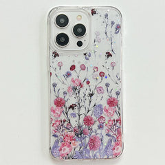 Floral patterned iPhone case showcasing red colour