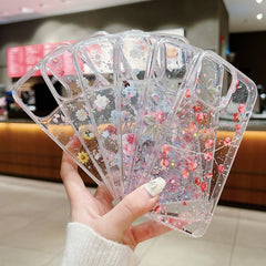 Protective case for mobile phones with floral design