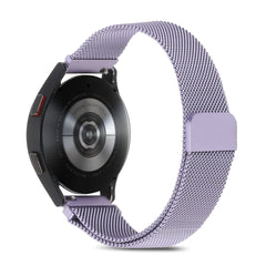 Premium Milanese Loop Band in silver on a smartwatch