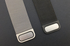 Vibrant rainbow Milanese watch strap