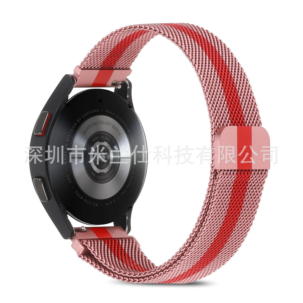 Milanese loop band in rose gold for smartwatches