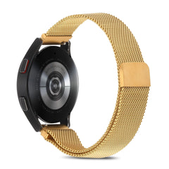 Premium Milanese Loop Band in silver on a smartwatch