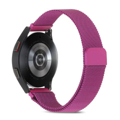 Black metal Milanese loop smartwatch band