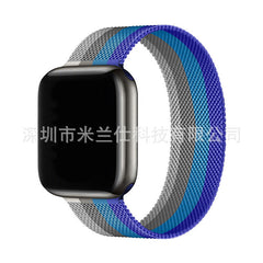 Premium Milanese loop band in black for Apple Watch