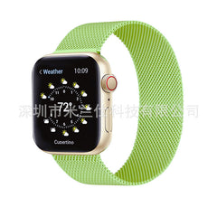 Stylish Milanese loop band in silver for Apple Watch