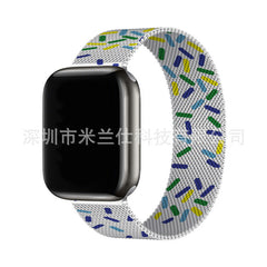 Adjustable magnetic clasp of Milanese band