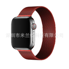 Lifestyle image of Apple Watch with Milanese loop band
