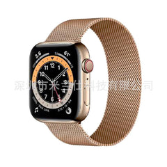 Stylish Milanese loop band in silver for Apple Watch