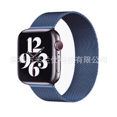 Premium Milanese loop band in black for Apple Watch