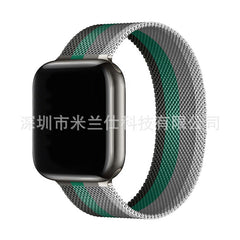 Premium Milanese loop band in black for Apple Watch