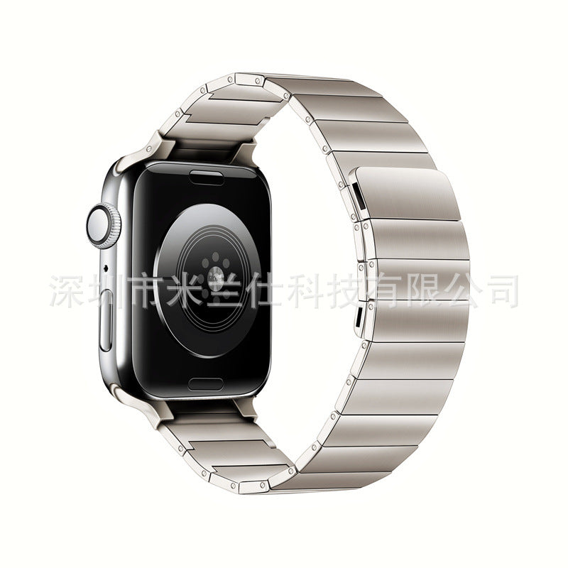Premium Magnetic Metal Apple Watch Band in Pink Colour