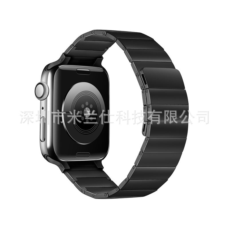 Premium Magnetic Metal Apple Watch Band in Black Colour