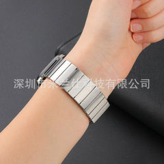 Premium Magnetic Metal Apple Watch Band in Pink Colour
