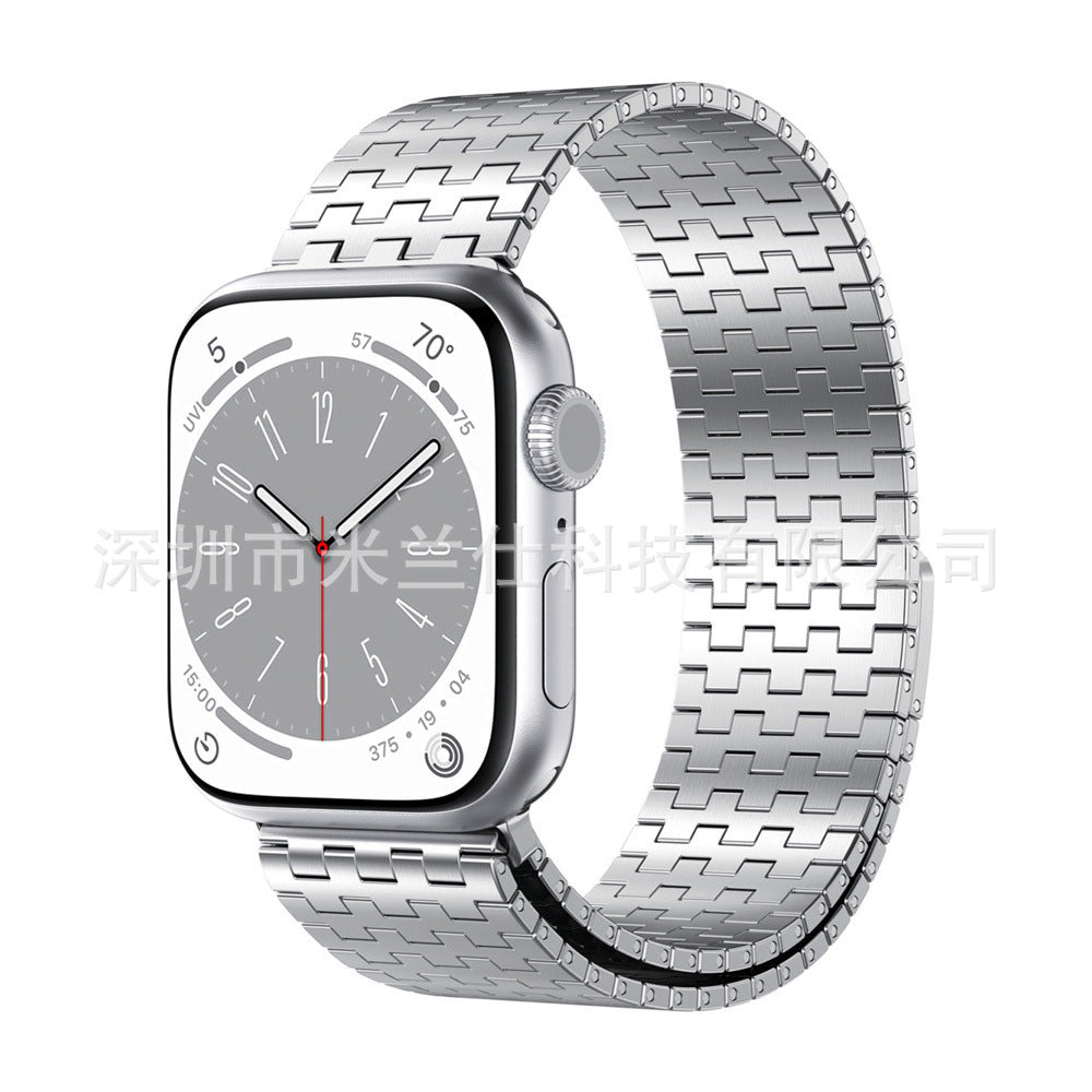 Premium Metal Loop Band for Apple Watch in rainbow
