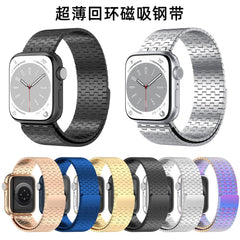 Close-up of thePremium Metal Loop Band texture