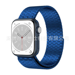 Adjustable Magnetic Closure for Apple Watch Band displayed