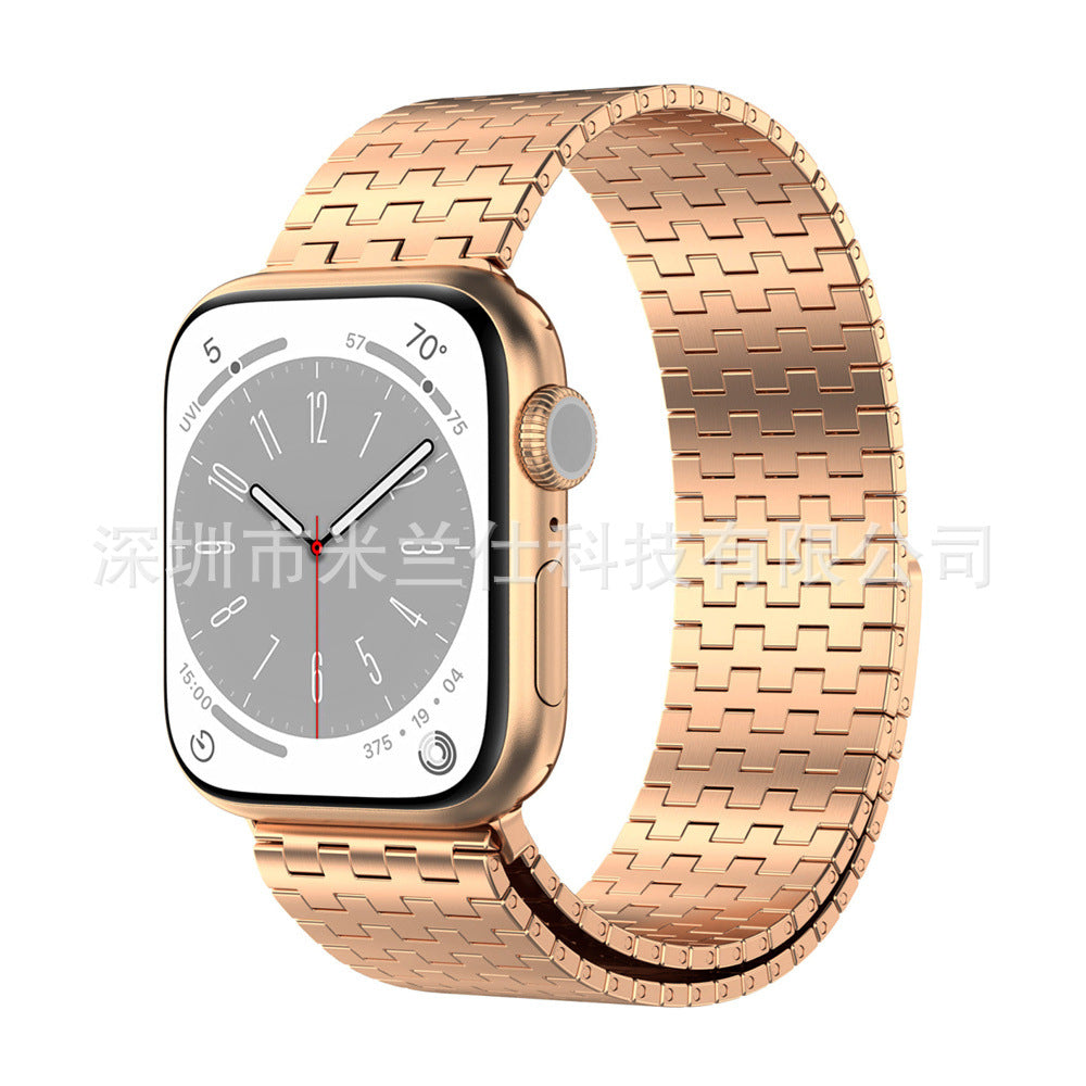 Close-up of thePremium Metal Loop Band texture
