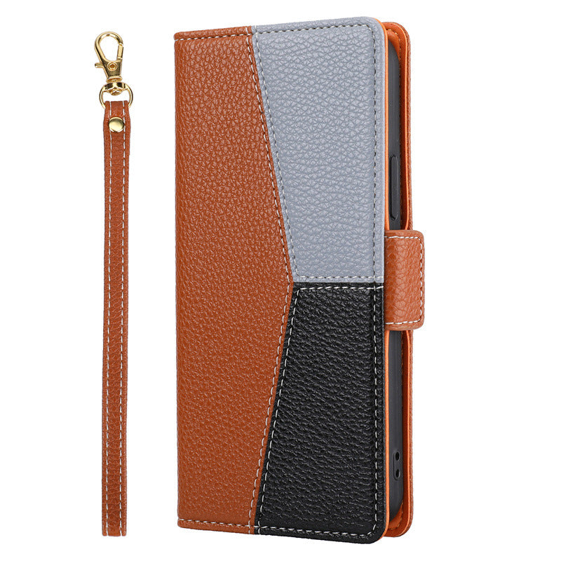 Different colour options of PU leather flip case