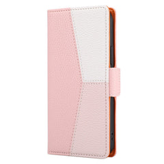 Stylish PU leather flip case displayed on a table