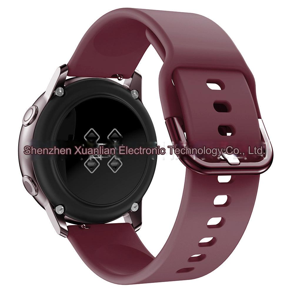 Premium Silicone Sport Band for Samsung Galaxy Watch in orange