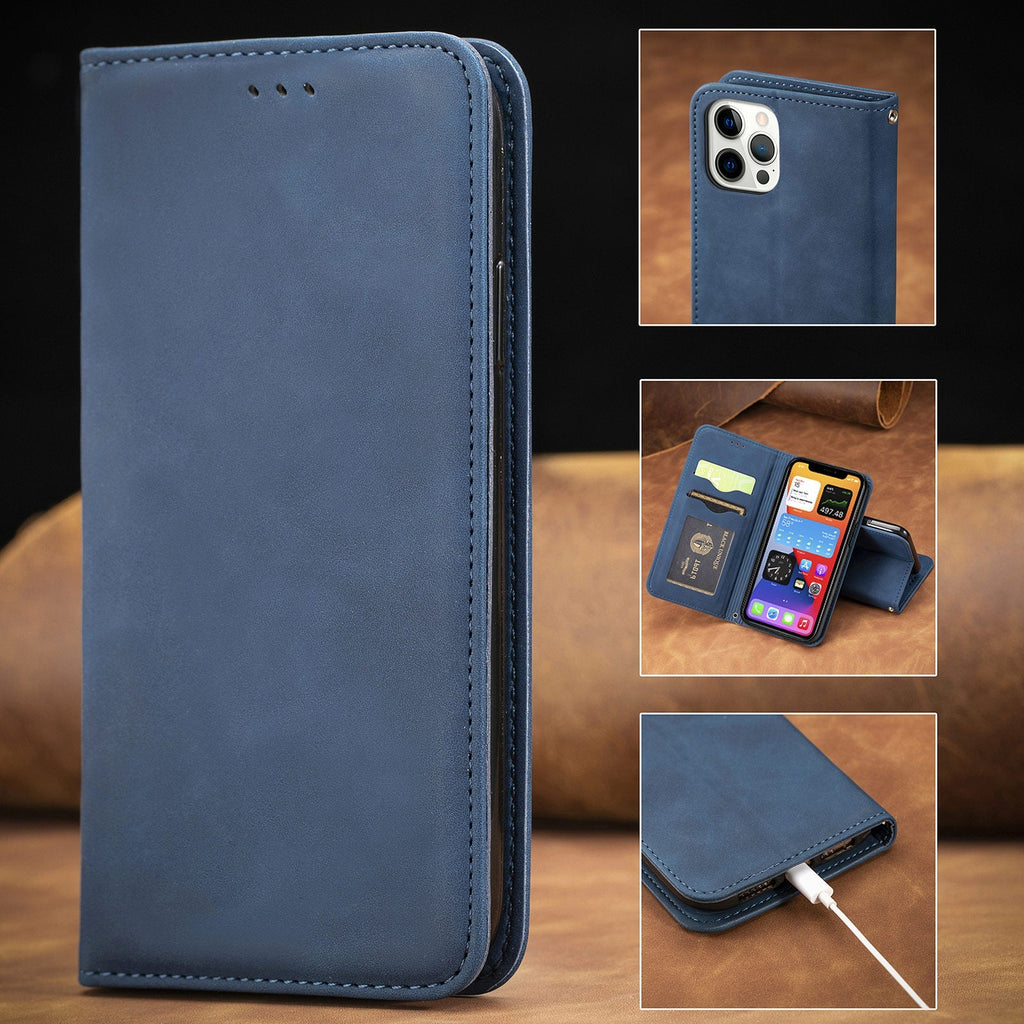 Leather and TPU case for iPhone 16 Pro Max
