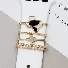 Lifestyle image of silicone watch band on a wrist