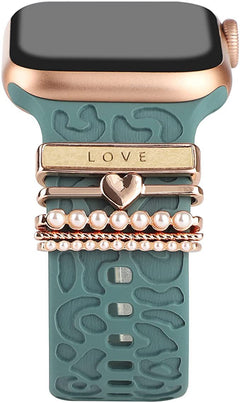 Close-up of silicone watch band showing texture and quality