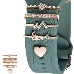 Lifestyle image of silicone watch band on a wrist
