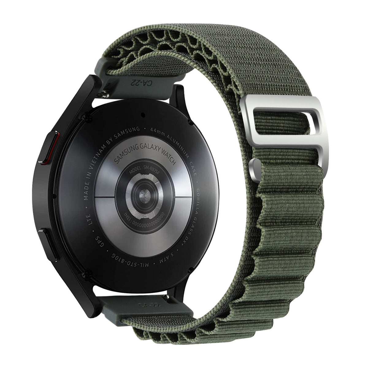 Different available colours of nylon sport bands
