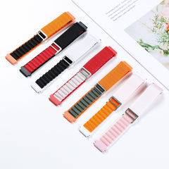 Different available colours of nylon sport bands