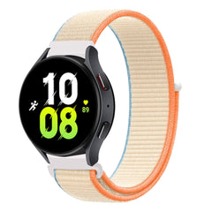 Nylon sport watch band in orange red