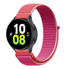 Nylon sport watch band in orange red