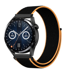 Nylon sport watch band in orange red