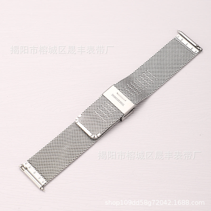 Various colour options for Milanese loop bands