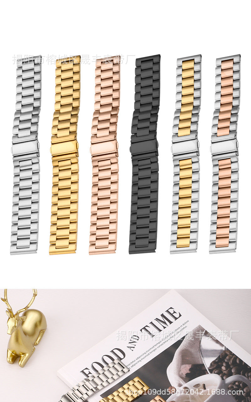 Fashionable Watch Band in Black for Smartwatches