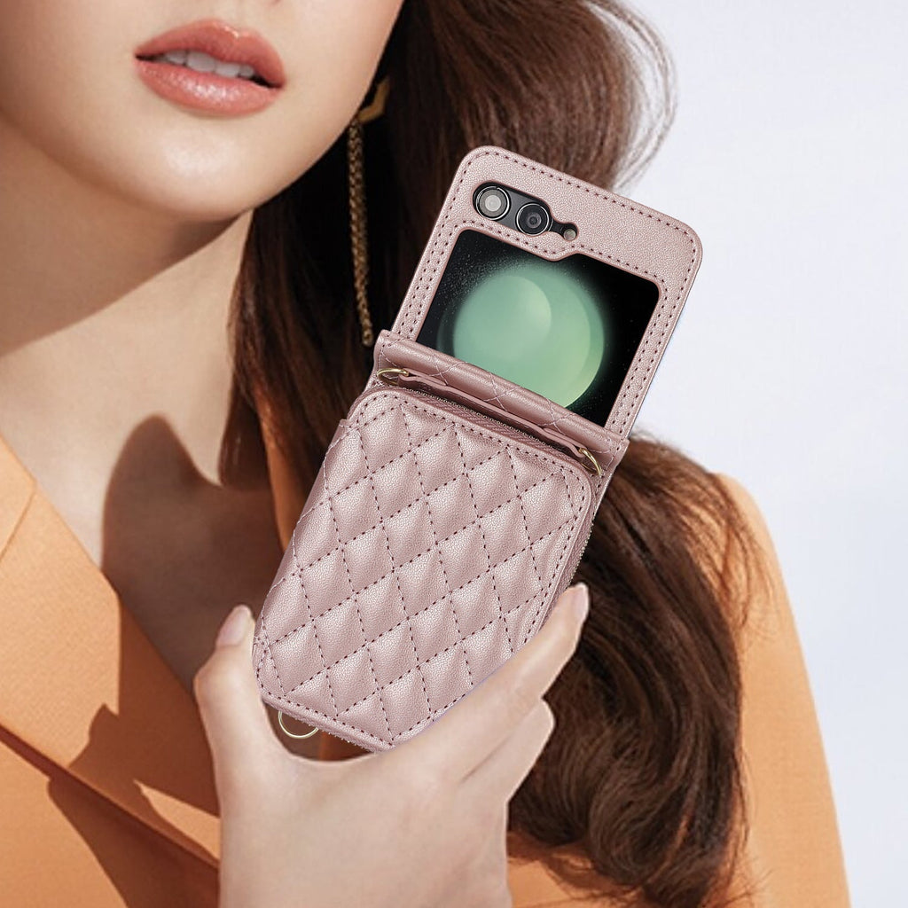 Mint green crossbody case for Samsung Galaxy Z Flip